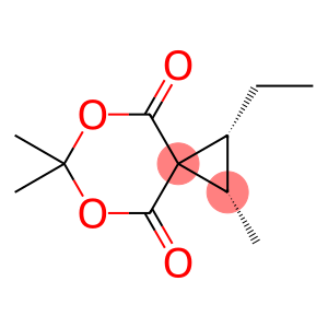 5,7-Dioxaspiro[2.5]octane-4,8-dione,1-ethyl-2,6,6-trimethyl-,(1R,2S)-(9CI)