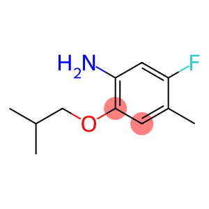 Benzenamine, 5-fluoro-4-methyl-2-(2-methylpropoxy)- (9CI)