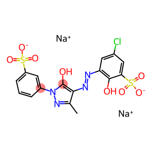 Disodium 5-chloro-3-[[4,5-dihydro-3-methyl-5-oxo-1-(3-sulphophenyl)-1H-pyrazol-4-yl]azo]-2-hydroxybenzene-1-sulphonate