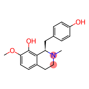 (1R)-1,2,3,4-Tetrahydro-1-[(4-hydroxyphenyl)methyl]-7-methoxy-2-methylisoquinolin-8-ol