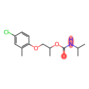 Carbamic acid,(1-methylethyl)-, 2-(4-chloro-2-methylphenoxy)-1-methylethyl ester (9CI)