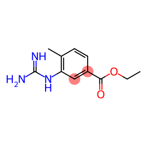 Benzoic acid, 3-[(aminoiminomethyl)amino]-4-methyl-, ethyl ester