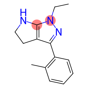 Pyrrolo[2,3-c]pyrazole, 1-ethyl-1,4,5,6-tetrahydro-3-(2-methylphenyl)- (9CI)