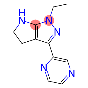 Pyrrolo[2,3-c]pyrazole, 1-ethyl-1,4,5,6-tetrahydro-3-pyrazinyl- (9CI)