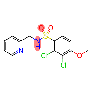 2,3-dichloro-4-methoxy-N-(2-pyridinylmethyl)benzenesulfonamide