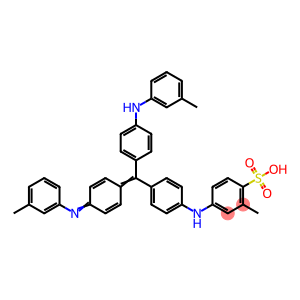 2-Methyl-4-[[4-[[4-[(3-methylphenyl)amino]phenyl][4-[(3-methylphenyl)imino]-2,5-cyclohexadien-1-ylidene]methyl]phenyl]amino]benzenesulfonic acid