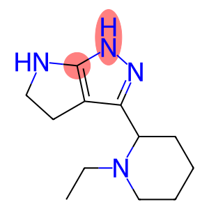 Pyrrolo[2,3-c]pyrazole, 3-(1-ethyl-2-piperidinyl)-1,4,5,6-tetrahydro- (9CI)