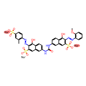 trisodium 4-hydroxy-7-[[[[5-hydroxy-6-[(2-methoxyphenyl)azo]-7-sulphonato-2-naphthyl]amino]carbonyl]amino]-3-[(2-methyl-4-sulphonatophenyl)azo]naphthalene-2-sulphonate