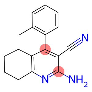 2-amino-4-(2-methylphenyl)-5,6,7,8-tetrahydro-3-quinolinecarbonitrile