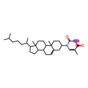2,4(1H,3H)-Pyrimidinedione,1-[(3a)-cholest-5-en-3-yl]-5-methyl-(9CI)