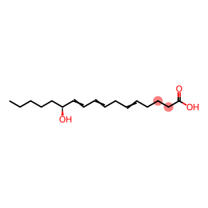 5,8,10-Heptadecatrienoic acid, 12-hydroxy-, (S)- (9CI)