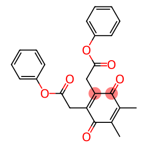 1,4-Cyclohexadiene-1,2-diacetic acid, 4,5-dimethyl-3,6-dioxo-, 1,2-diphenyl ester