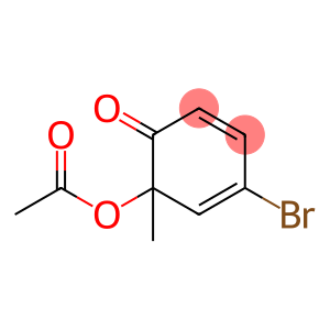 Acetic acid 3-bromo-1-methyl-6-oxo-2,4-cyclohexadienyl ester