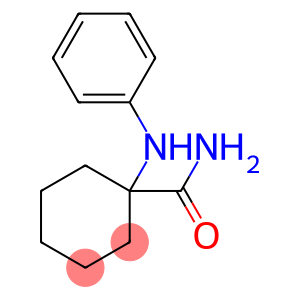 1-(phenylamino)cyclohexanecarboxamide