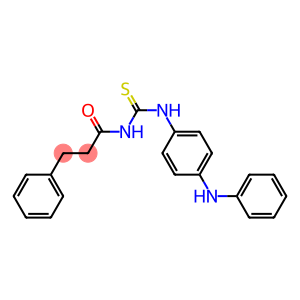 N-{[(4-anilinophenyl)amino]carbonothioyl}-3-phenylpropanamide