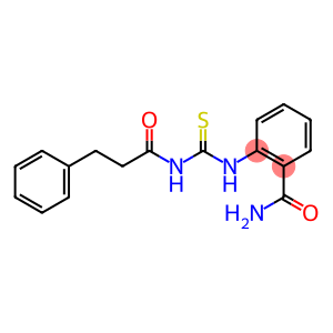 2-{[(3-phenylpropanoyl)carbamothioyl]amino}benzamide