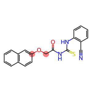 N-(2-cyanophenyl)-N'-[(2-naphthyloxy)acetyl]thiourea