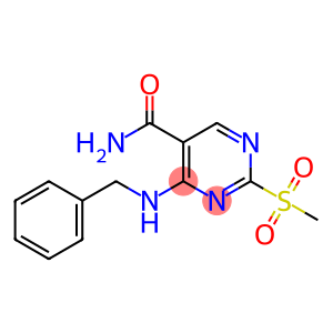 4-(苄基氨基)-2-(甲基磺酰基)嘧啶-5-羧酰胺