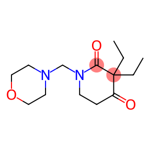 2,4-Piperidinedione, 3,3-diethyl-1-(4-morpholinylmethyl)-