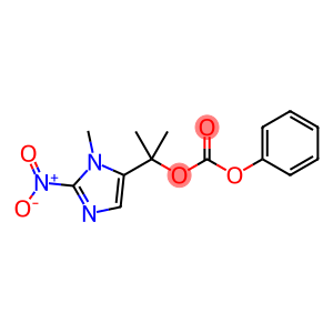 Carbonic acid 1-[2-nitro-1-methyl-1H-imidazol-5-yl]-1-methylethyl=phenyl ester