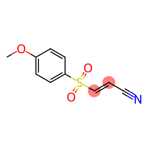 (E)-3-(4-methoxyphenyl)sulfonylprop-2-enenitrile