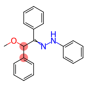 Ethanone, 2-methoxy-1,2-diphenyl-, phenylhydrazone (9CI)