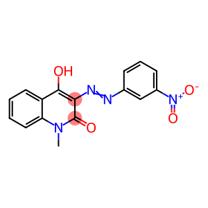 (3Z)-1-methyl-3-[(3-nitrophenyl)hydrazono]quinoline-2,4(1H,3H)-dione