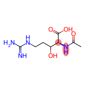 (2S)-2-acetamido-5-(diaminomethylideneamino)-3-hydroxy-pentanoic acid