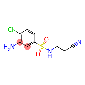 3-AMINO-4-CHLORO-N-(2-CYANOETHYL)-BENZENE SULFONAMIDE, 98