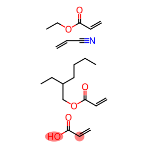 2-Propenoic acid polymer with 2-ethylhexyl 2-propenoate, ethyl 2-propenoate and 2-propenenitrile