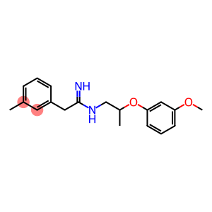 Benzeneethanimidamide, N-[2-(3-methoxyphenoxy)propyl]-3-methyl-