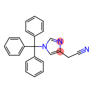 1H-Imidazole-4-acetonitrile, 1-(triphenylmethyl)-