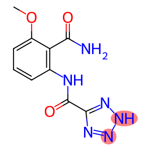 2H-Tetrazole-5-carboxamide, N-[2-(aminocarbonyl)-3-methoxyphenyl]-