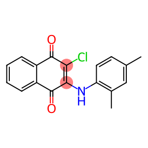 1,4-Naphthalenedione,2-chloro-3-[(2,4-dimethylphenyl)amino]-