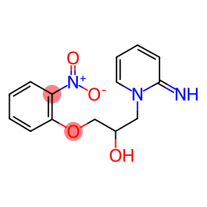 1(2H)-Pyridineethanol, 2-imino-alpha-((2-nitrophenoxy)methyl)-