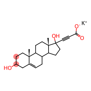 Androst-5-ene-3,17-diol-17-propiolic acid potassium salt