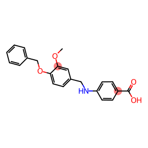 4-{[4-(benzyloxy)-3-methoxybenzyl]amino}benzoic acid