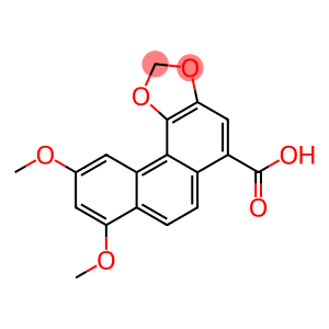 Phenanthro[3,4-d]-1,3-dioxole-5-carboxylic acid, 8,10-dimethoxy-