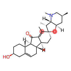 Veratraman-11-one, 17,23-epoxy-3-hydroxy-28-methyl-, (3β,23β)- (9CI)