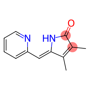 2H-Pyrrol-2-one,1,5-dihydro-3,4-dimethyl-5-(2-pyridinylmethylene)-, (Z)- (9CI)