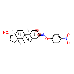 Androstan-3-one, 17-hydroxy-, O-(4-nitrophenyl)oxime, (5β,17β)- (9CI)