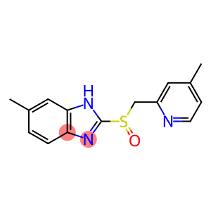 1H-Benzimidazole, 6-methyl-2-[[(4-methyl-2-pyridinyl)methyl]sulfinyl]-
