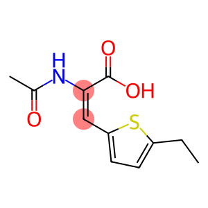 2-Propenoic acid, 2-(acetylamino)-3-(5-ethyl-2-thienyl)-, (2E)-