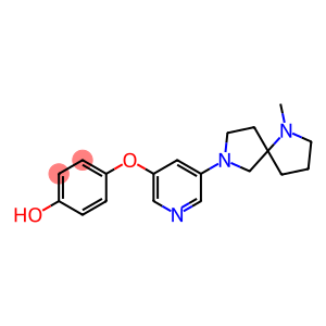 Phenol, 4-[[5-(1-methyl-1,7-diazaspiro[4.4]non-7-yl)-3-pyridinyl]oxy]-