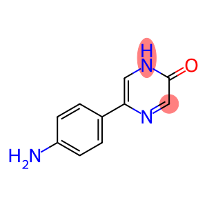 2(1H)-Pyrazinone, 5-(4-aminophenyl)-