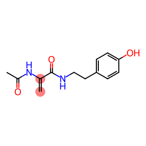 2-Propenamide, 2-(acetylamino)-N-[2-(4-hydroxyphenyl)ethyl]-
