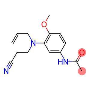 Acetamide, N-[3-[(2-cyanoethyl)-2-propen-1-ylamino]-4-methoxyphenyl]-