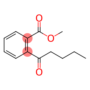 Benzoic acid, 2-(1-oxopentyl)-, methyl ester