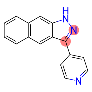 1H-Benz[f]indazole, 3-(4-pyridinyl)-