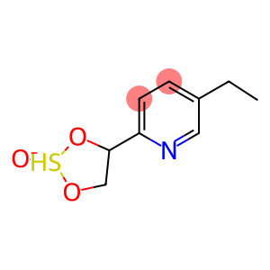 Pyridine, 5-ethyl-2-(2-oxido-1,3,2-dioxathiolan-4-yl)- (9CI)